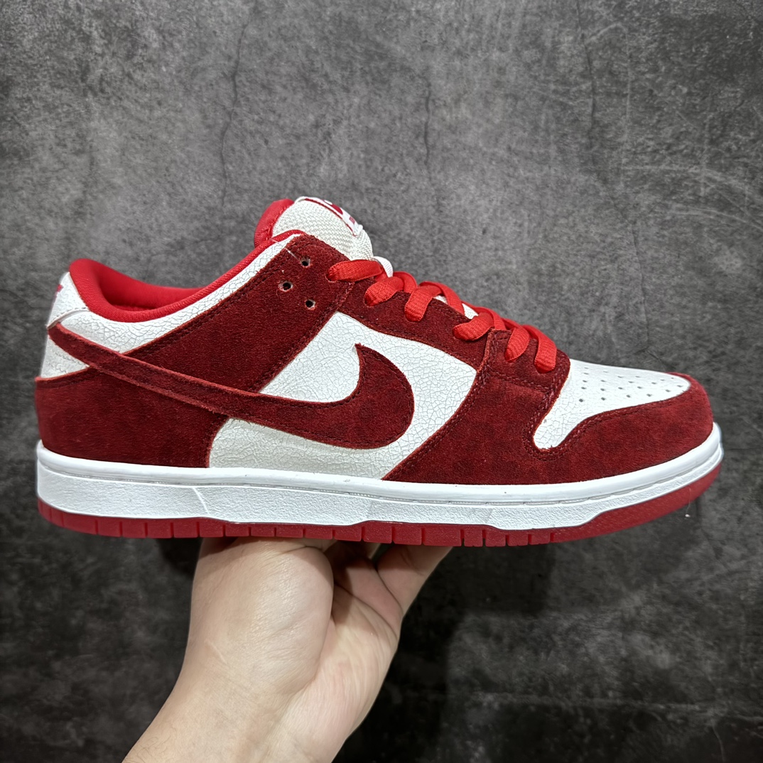 【纯原Y版】耐克 Nike SB Dunk Low Pro”Valentine’s Day”扣篮板鞋“白酒红情人节”313170-662