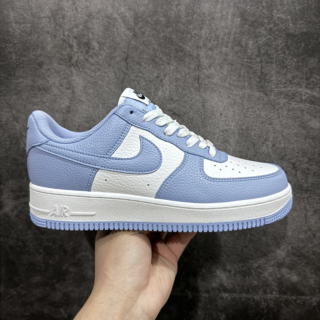 220 Nike By You Air Force 1’07 Low Retro SP空军一号低帮板鞋“拼色皮革蓝白”CW2288-111