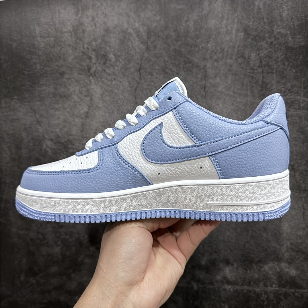 图片[2]-【公司级】By You专属定制个性鞋款,耐克Nike By You Air Force 1\’07 Low Retro SP空军一号低帮经典百搭休闲运动板鞋“拼色皮革蓝白”CW2288-111n男女鞋真标半码制n升级原楦原纸版开发n采用软质粒面牛剖皮革鞋面材质n内置全掌Air Sole气垫 尺码：36 36.5 37.5 38 38.5 39 40 40.5 41 42 42.5 43 44 44.5 45-莆田鞋批发中心