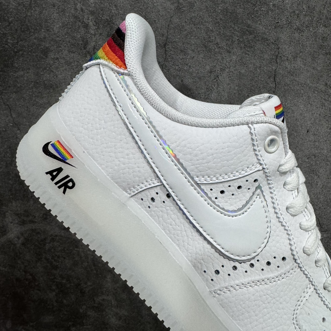 220 【纯原HY版本】Nk Air Force 1'07 Low "Betrue" 彩虹配色 空军一号低帮休闲板鞋 CV0258-100