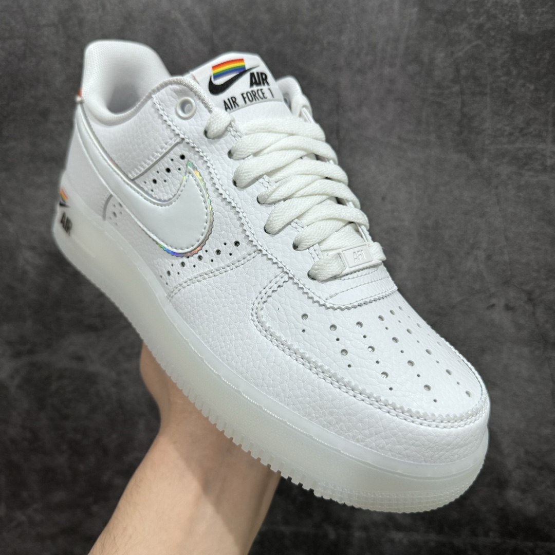 图片[3]-【纯原HY版本】Nk Air Force 1\’07 Low \”Betrue\” 彩虹配色 空军一号低帮休闲板鞋 CV0258-100n原楦原纸板 纯正版型 高清洁度 内置全掌气垫 尺码：36 36.5 37.5 38 38.5 39 40 40.5 41 42 42.5 43 44 44.5 45-莆田鞋批发中心