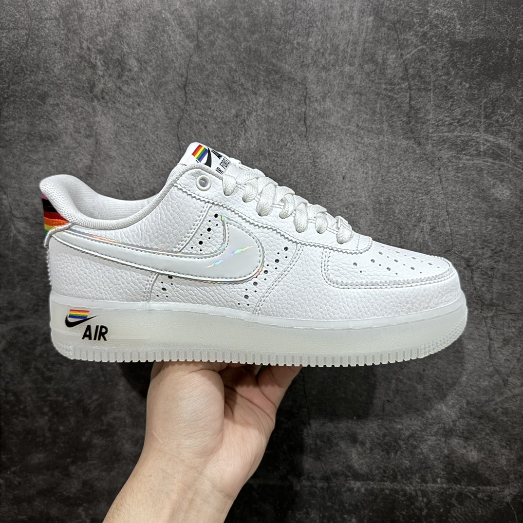 【纯原HY版本】Nk Air Force 1\’07 Low \”Betrue\” 彩虹配色 空军一号低帮休闲板鞋 CV0258-100n原楦原纸板 纯正版型 高清洁度 内置全掌气垫 尺码：36 36.5 37.5 38 38.5 39 40 40.5 41 42 42.5 43 44 44.5 45-莆田鞋批发中心