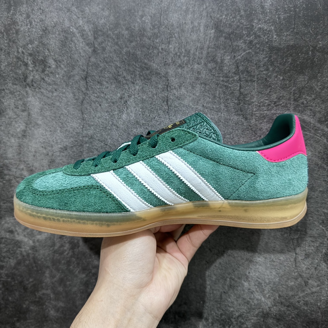 图片[2]-【纯原版】Adidas Originals Gazelle Indoor IG5929 三叶草复古休闲防滑耐磨低帮板鞋n原厂原数据版型 皮料切割干净无任何毛边 鞋型细节完美 超高清洁度 尺码：35.5 36 36.5 37 38 38.5 39 40 40.5 41 42 42.5 43 44 44.5 45-莆田鞋批发中心