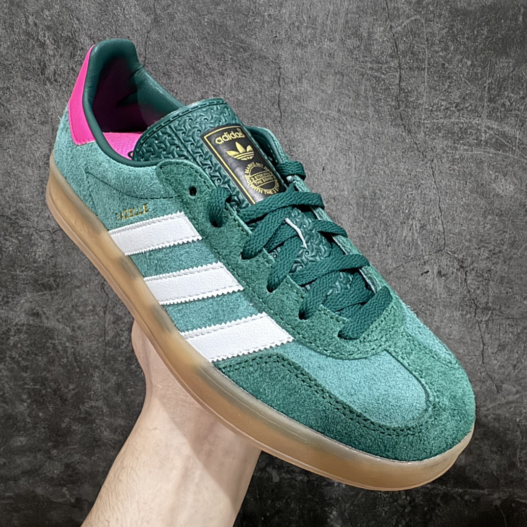 Pure original Adidas Originals Gazelle Indoor IG5929 clover retro casual non-slip wear-resistant low-top sneakers