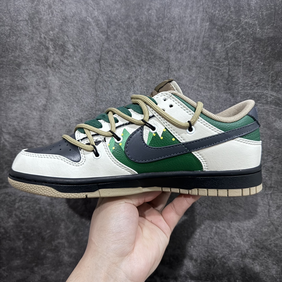 K13 Original Box Nike Dunk Low Panda Prank-Christmas Sneakers DJ6188-200