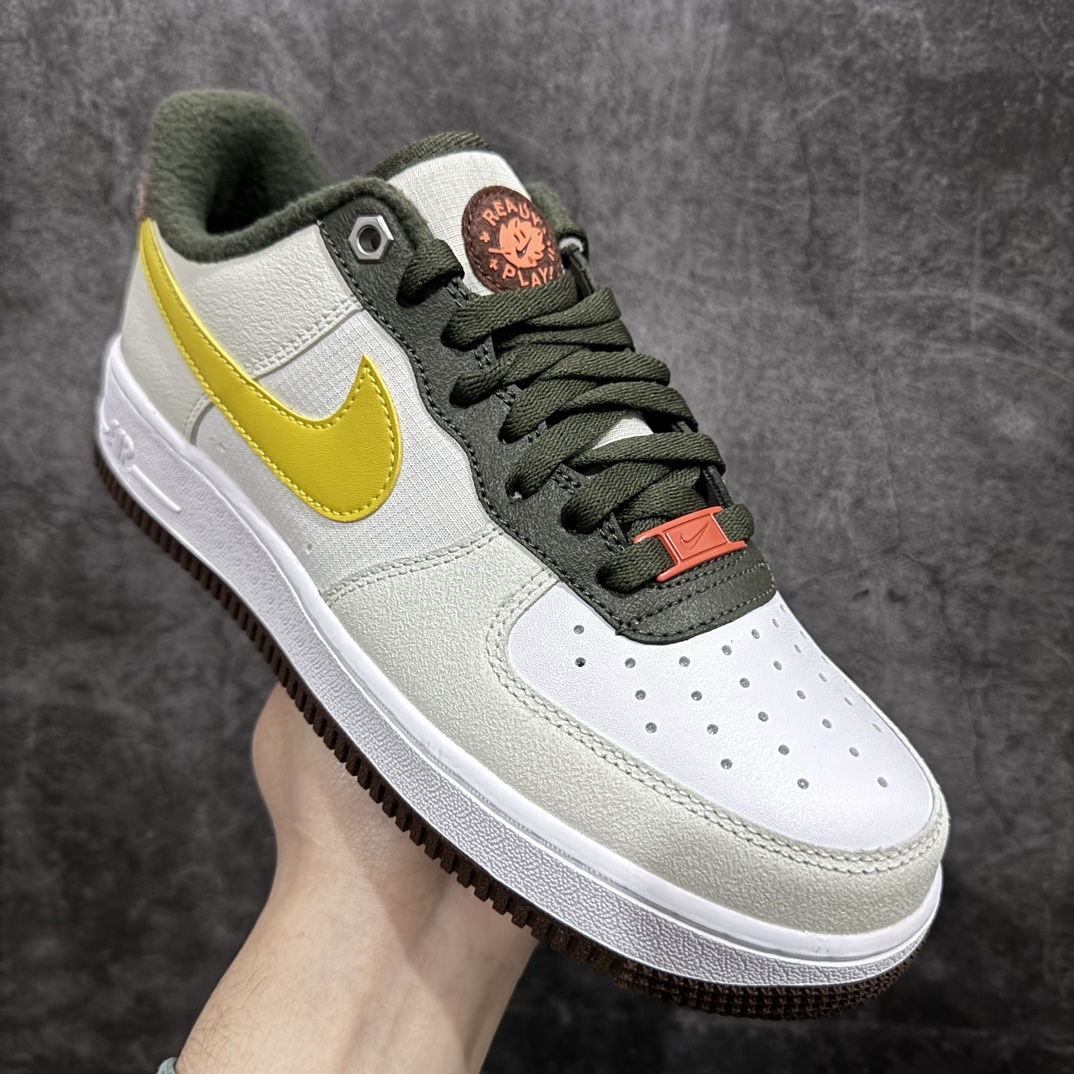 200 【纯原HY版本】Nike Air Force 1 Low 07 芥末黄 FV3647-171