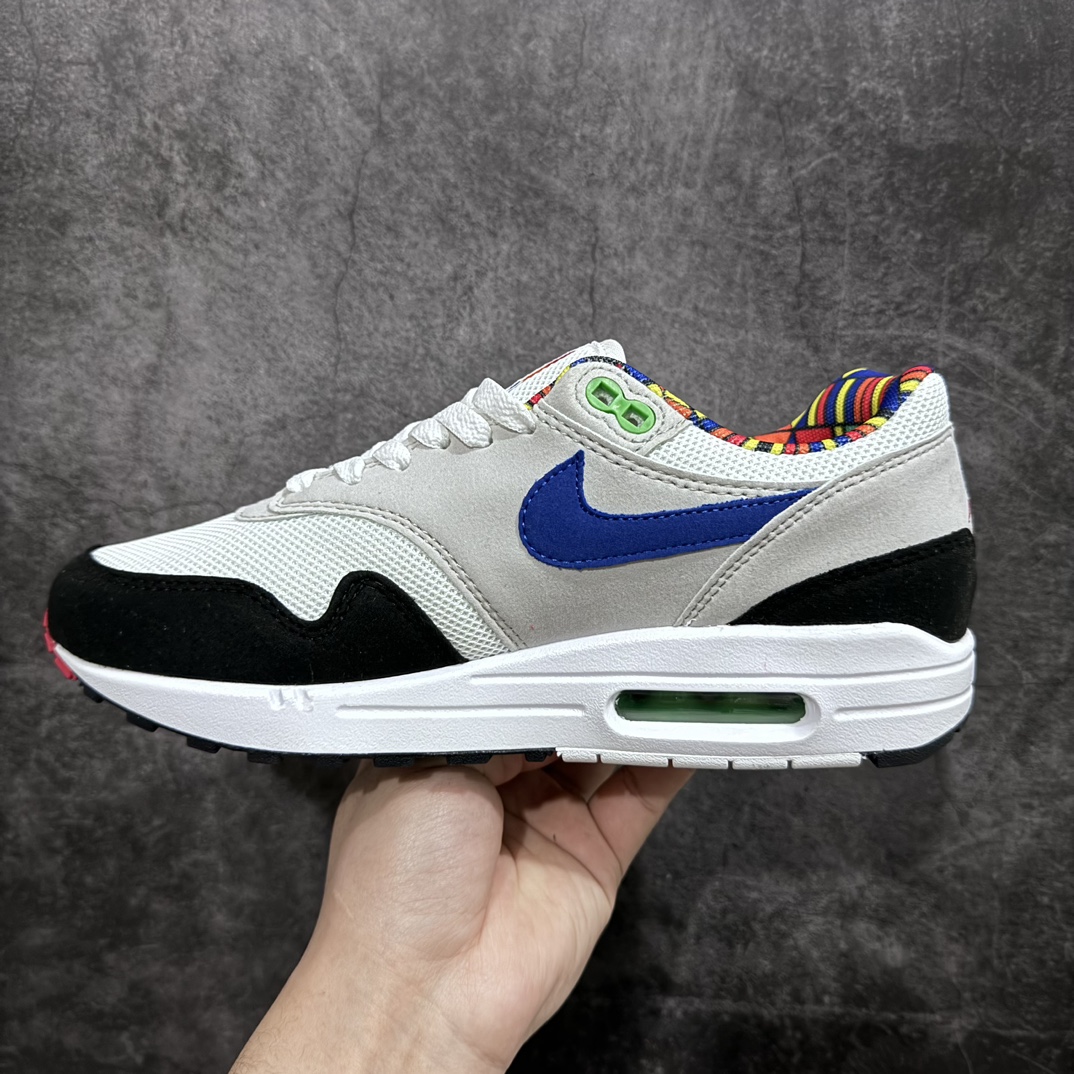 240 Nike Air Max 1 白黑红 复古休闲跑步鞋 DC1478-100