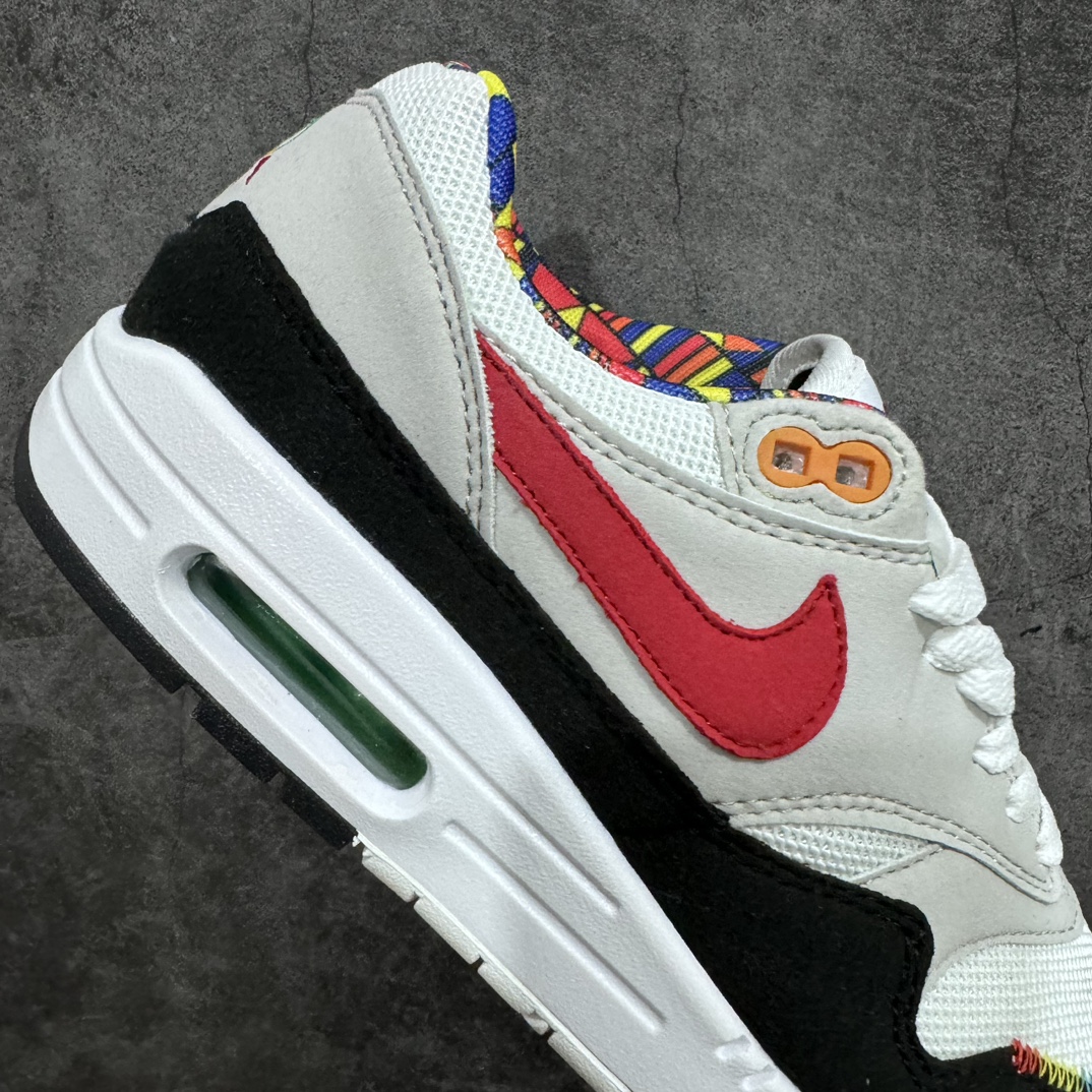 240 Nike Air Max 1 白黑红 复古休闲跑步鞋 DC1478-100