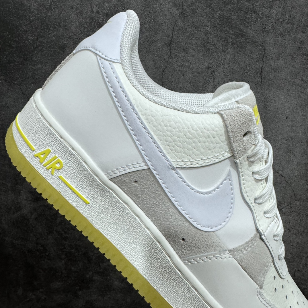 图片[7]-【公司级】Air Force 1 \’07 Low 灰白黄n原楦头原纸板 打造纯正空军版型n#专注外贸渠道 全掌内置蜂窝气垫 #原盒配件 原厂中底钢印、拉帮完美 官方同步上架 货号：FQ0709-100 Size：36 36.5 37.5 38 38.5 39 40 40.5 41 42 42.5 43 44 44.5 45-莆田鞋批发中心