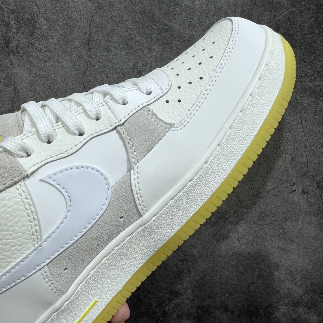 图片[6]-【公司级】Air Force 1 \’07 Low 灰白黄n原楦头原纸板 打造纯正空军版型n#专注外贸渠道 全掌内置蜂窝气垫 #原盒配件 原厂中底钢印、拉帮完美 官方同步上架 货号：FQ0709-100 Size：36 36.5 37.5 38 38.5 39 40 40.5 41 42 42.5 43 44 44.5 45-莆田鞋批发中心