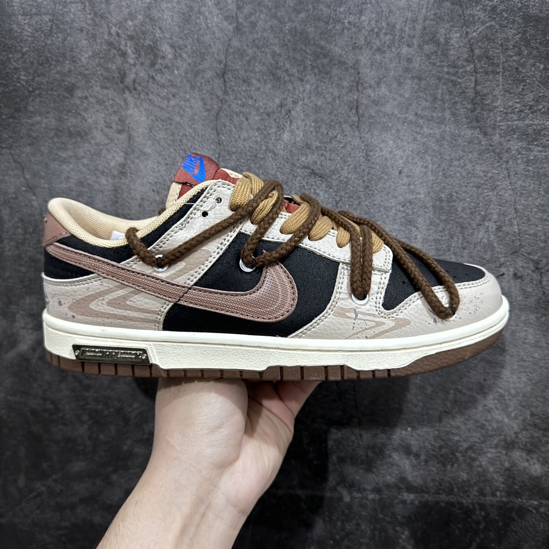 300 【FS原盒版】Nike Dunk Low 熊猫恶作剧-线条涂鸦 DR0704-200