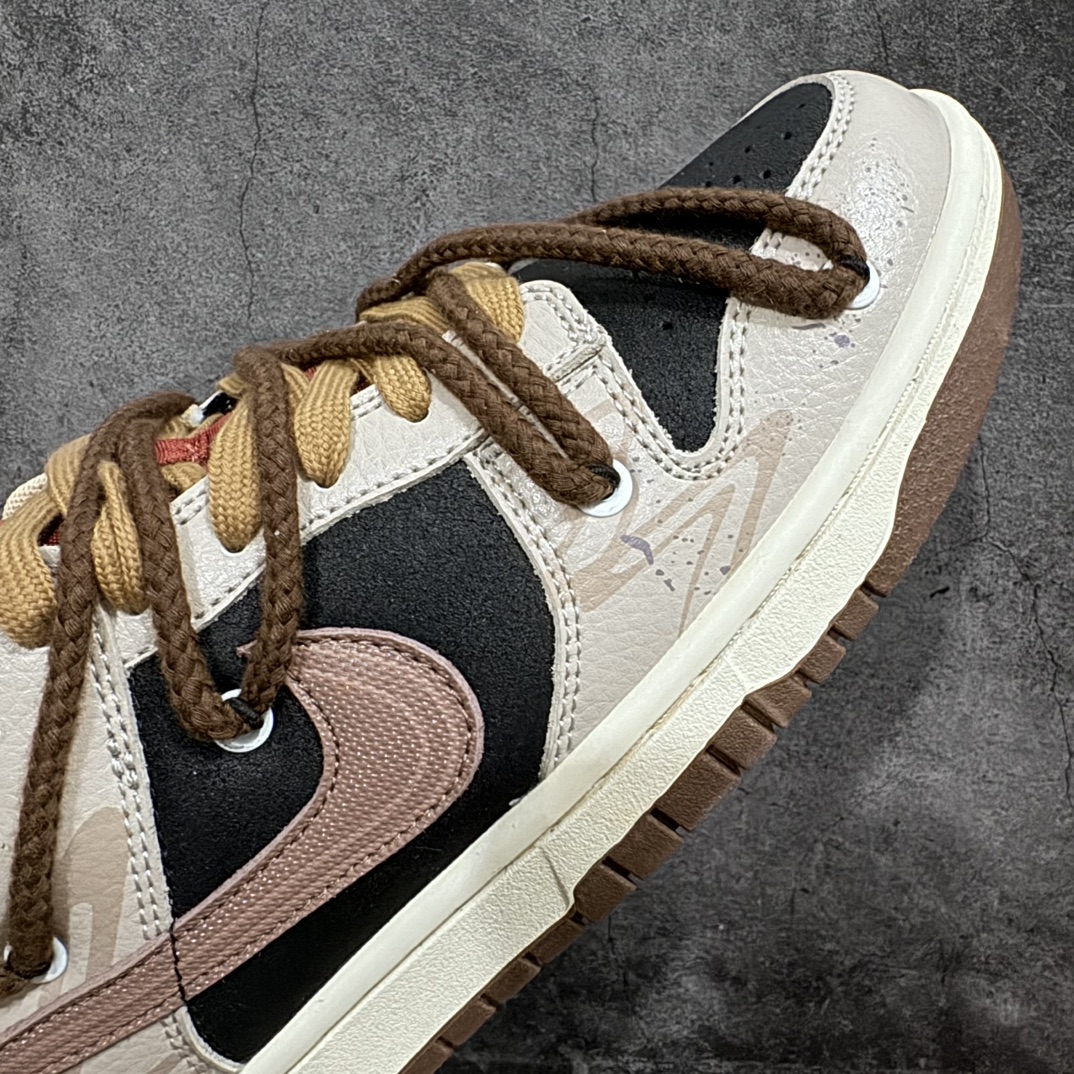 300 【FS原盒版】Nike Dunk Low 熊猫恶作剧-线条涂鸦 DR0704-200