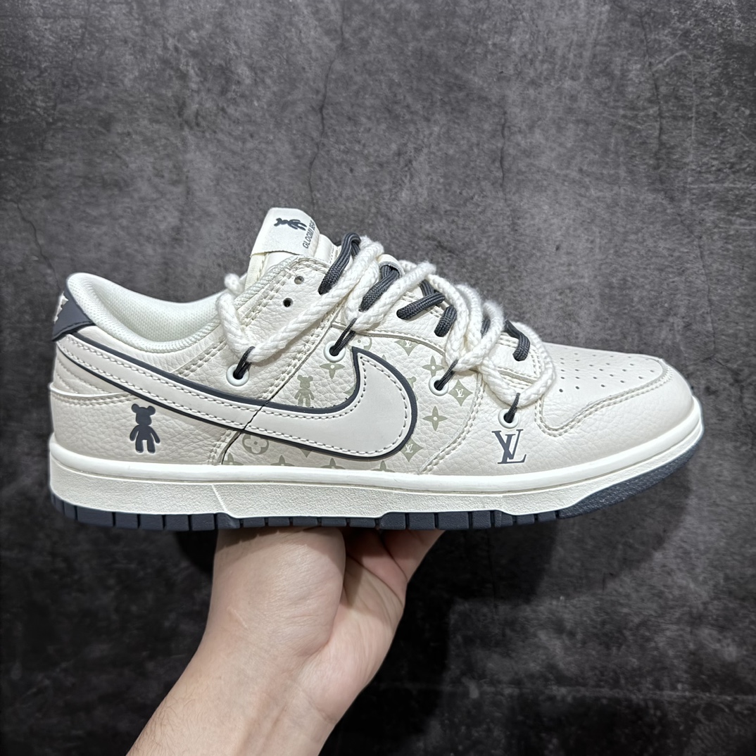 300 【定制版】Nk SB Dunk Low LV联名-灰暴力熊板鞋 FC1688-136