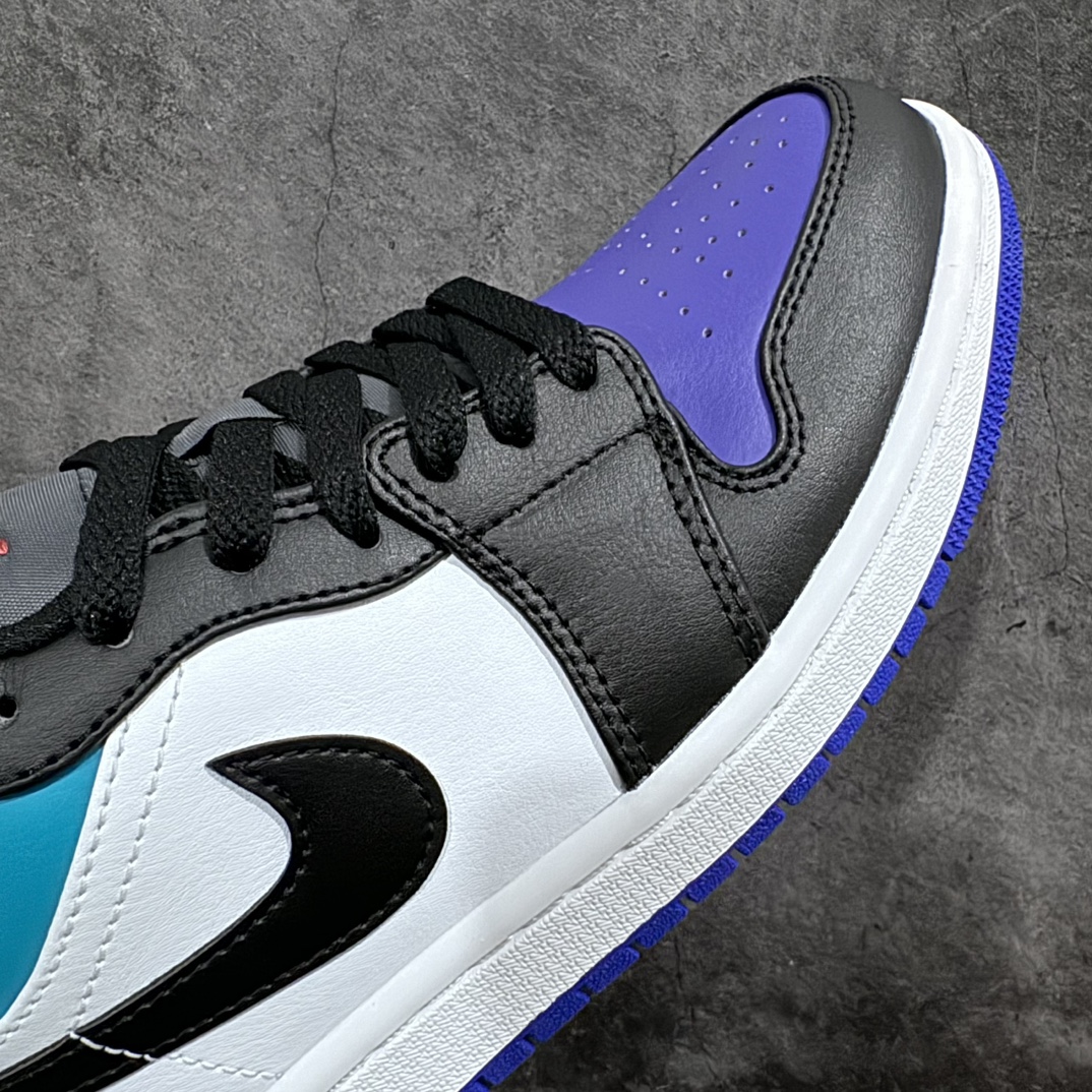 240 【DT纯原】Air Jordan 1 Low AJ1 乔丹1代低帮黑紫蓝白 553558-154