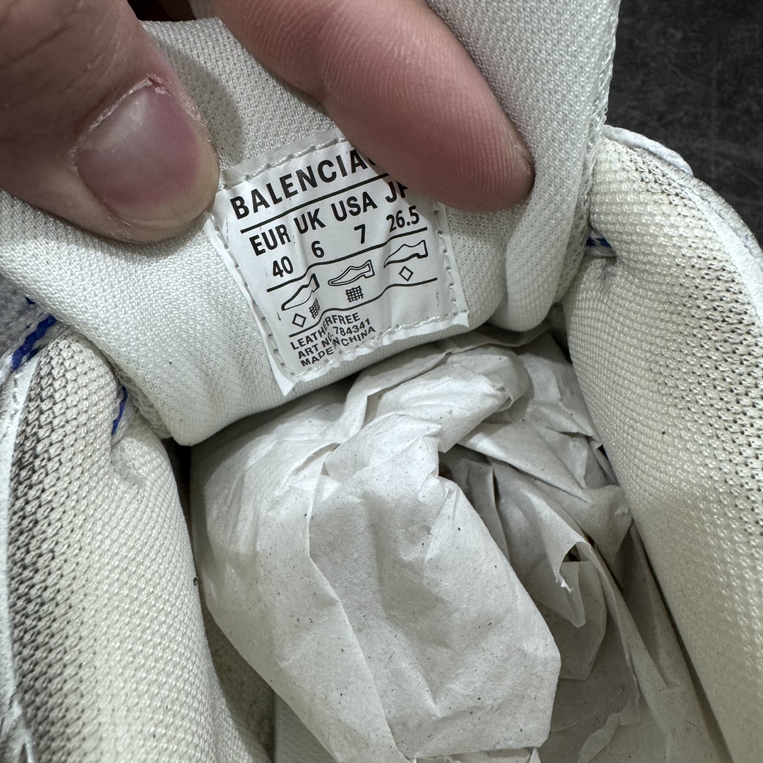 图片[8]-【XA版本】Balenciaga巴黎世家11代 Cargo圆头系带舒适百搭休闲老爹鞋 白灰蓝nn全网独家首批出货  配件齐全终端优势供货  官方主推款 必火款的湖南兴昂原厂渠道 原厂组合大底原厂鞋面 正确做旧 细节见高清实拍 Size：35 36 37 38 39 40 41 42 43 44 45 46-莆田鞋批发中心