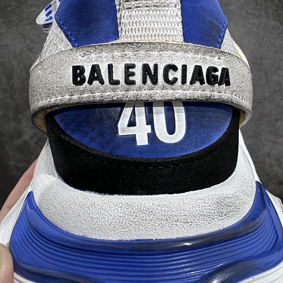 图片[2]-【XA版本】Balenciaga巴黎世家11代 Cargo圆头系带舒适百搭休闲老爹鞋 白灰蓝nn全网独家首批出货  配件齐全终端优势供货  官方主推款 必火款的湖南兴昂原厂渠道 原厂组合大底原厂鞋面 正确做旧 细节见高清实拍 Size：35 36 37 38 39 40 41 42 43 44 45 46-莆田鞋批发中心