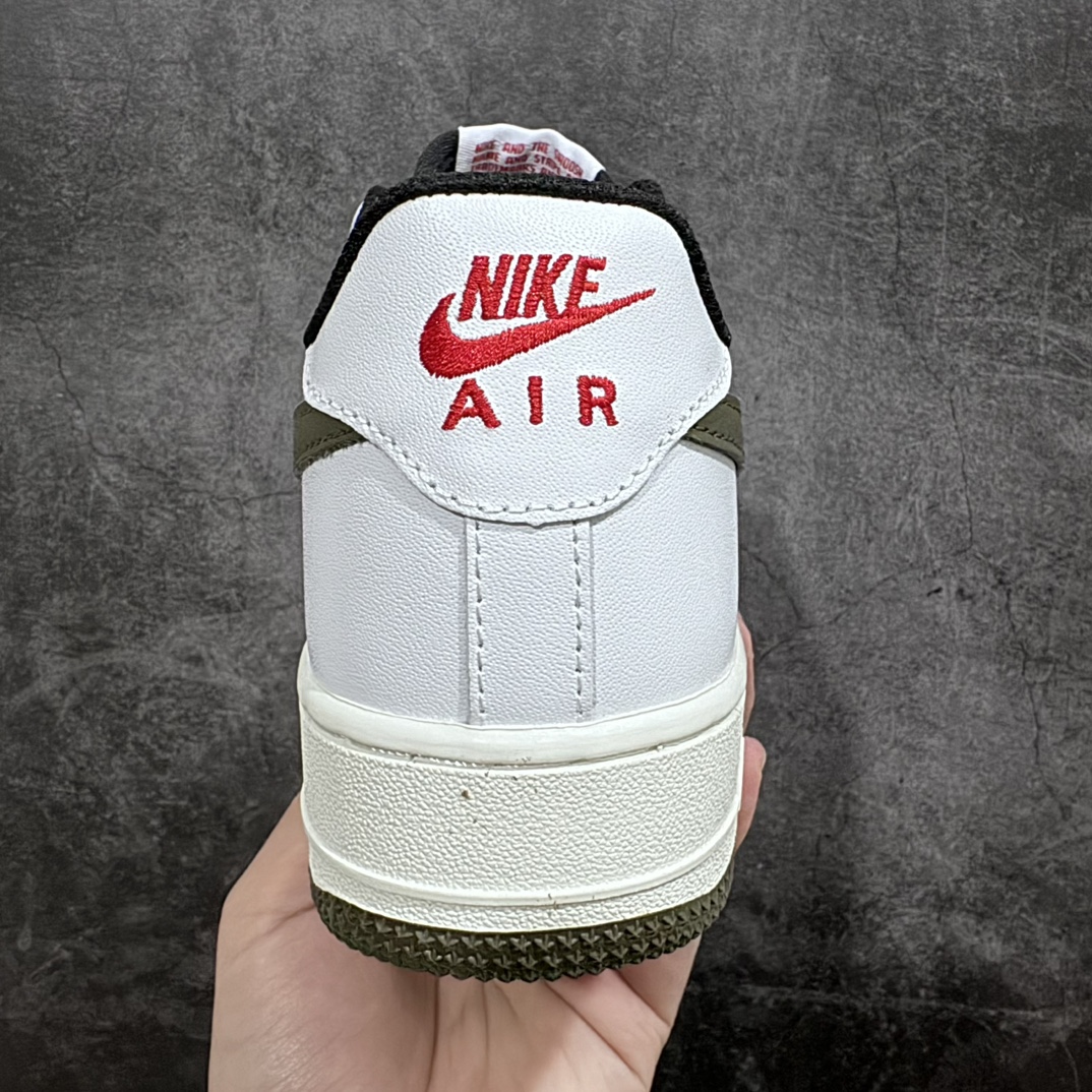 图片[3]-【公司级】Nike Air Force 1 Low 07 白黑军绿勾n原楦头原纸板 打造纯正低帮空军版型 专注外贸渠道 全掌内置蜂窝气垫原盒配件 原厂中底钢印、拉帮完美官方货号：AV0383 226 Size：36 36.5 37.5 38 38.5 39 40 40.5 41 42 42.5 43 44 44.5 45-莆田鞋批发中心