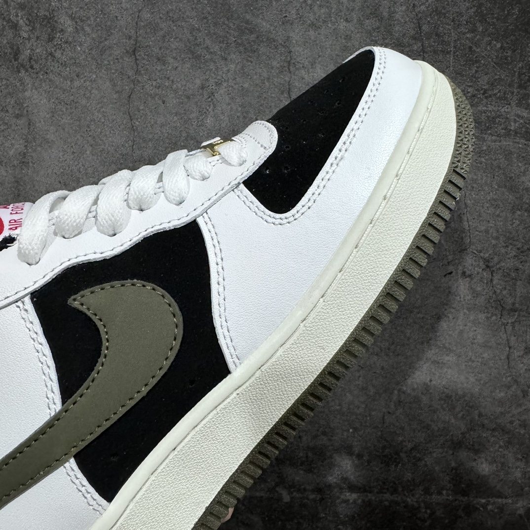 图片[6]-【公司级】Nike Air Force 1 Low 07 白黑军绿勾n原楦头原纸板 打造纯正低帮空军版型 专注外贸渠道 全掌内置蜂窝气垫原盒配件 原厂中底钢印、拉帮完美官方货号：AV0383 226 Size：36 36.5 37.5 38 38.5 39 40 40.5 41 42 42.5 43 44 44.5 45-莆田鞋批发中心