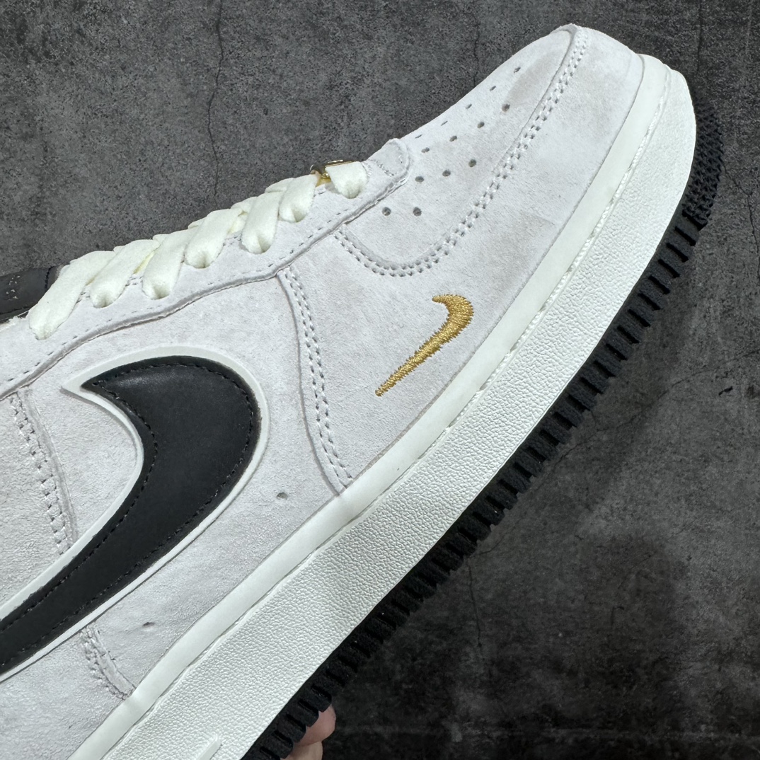 Nike Air Force 1 Low 07 麂皮灰白黑 KK5636-810