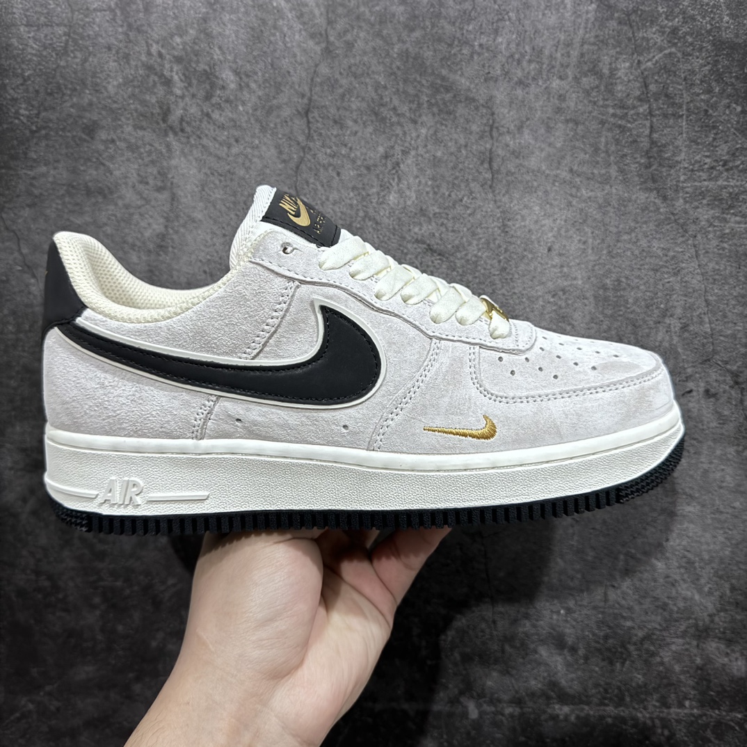 Nike Air Force 1 Low 07 麂皮灰白黑 KK5636-810