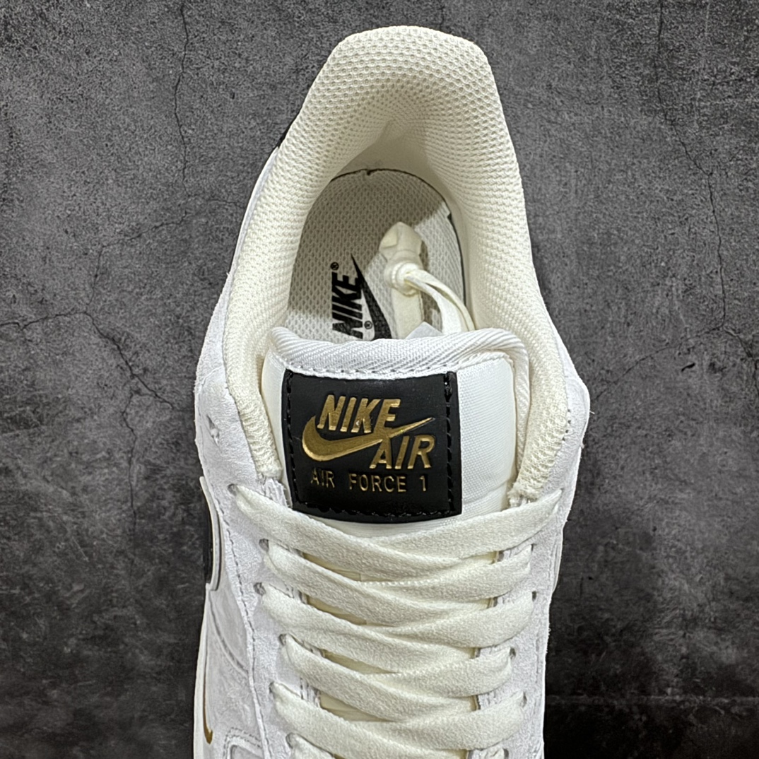 Nike Air Force 1 Low 07 麂皮灰白黑 KK5636-810