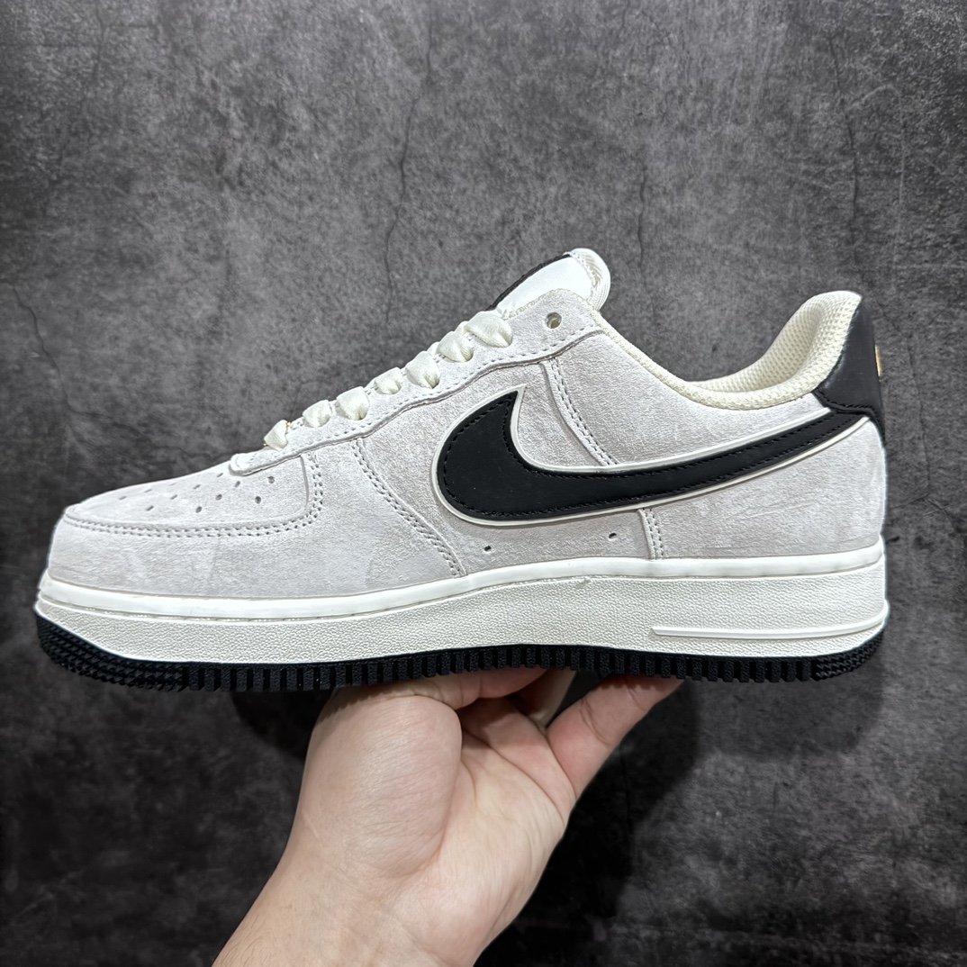 Nike Air Force 1 Low 07 麂皮灰白黑 KK5636-810