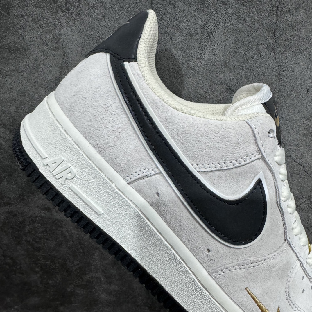 Nike Air Force 1 Low 07 麂皮灰白黑 KK5636-810