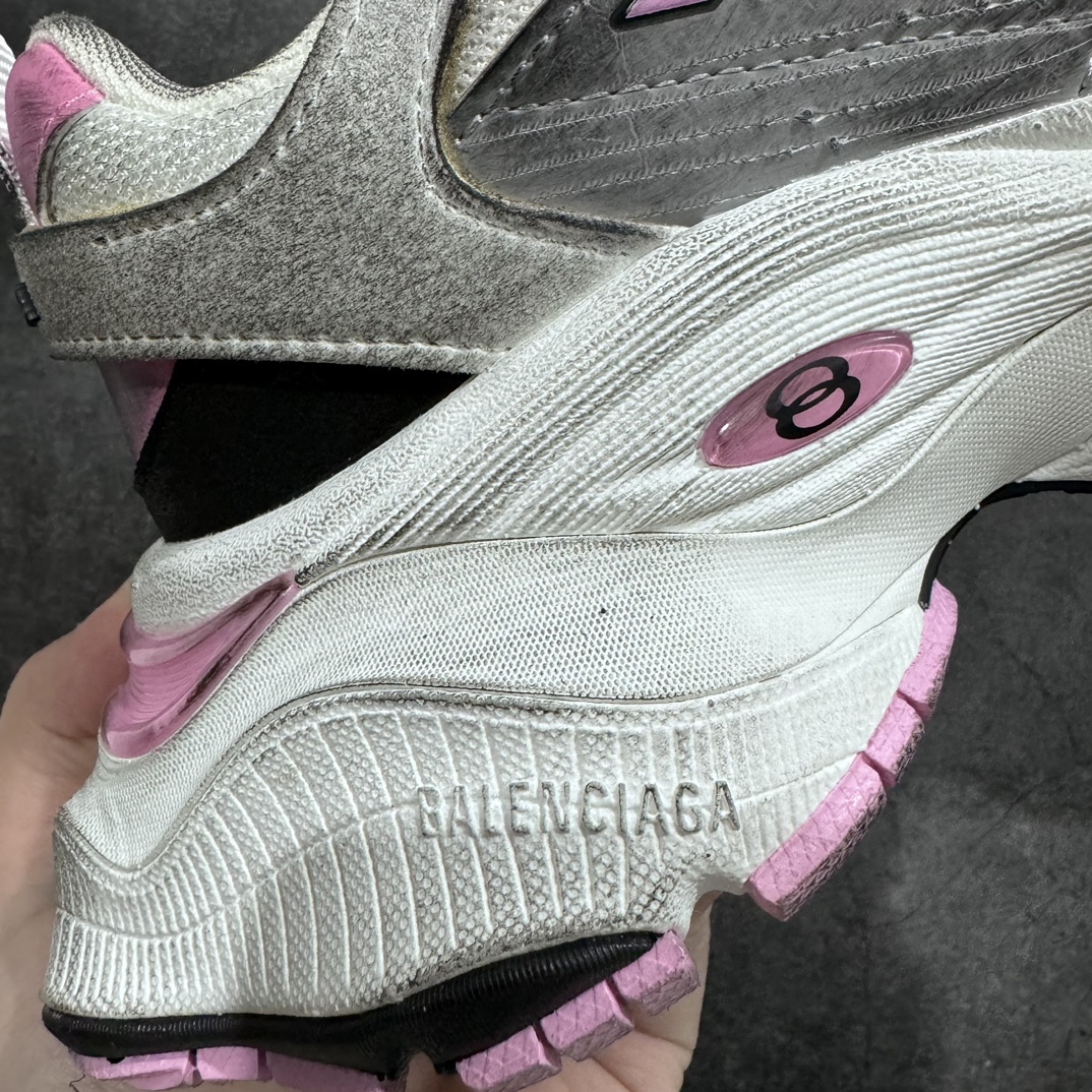 图片[3]-【XA版本】Balenciaga巴黎世家11代 Cargo圆头系带舒适百搭休闲老爹鞋 白粉色nn全网独家首批出货  配件齐全终端优势供货  官方主推款 必火款的湖南兴昂原厂渠道 原厂组合大底原厂鞋面 正确做旧 细节见高清实拍 Size：35 36 37 38 39 40 41 42 43 44 45 46-莆田鞋批发中心