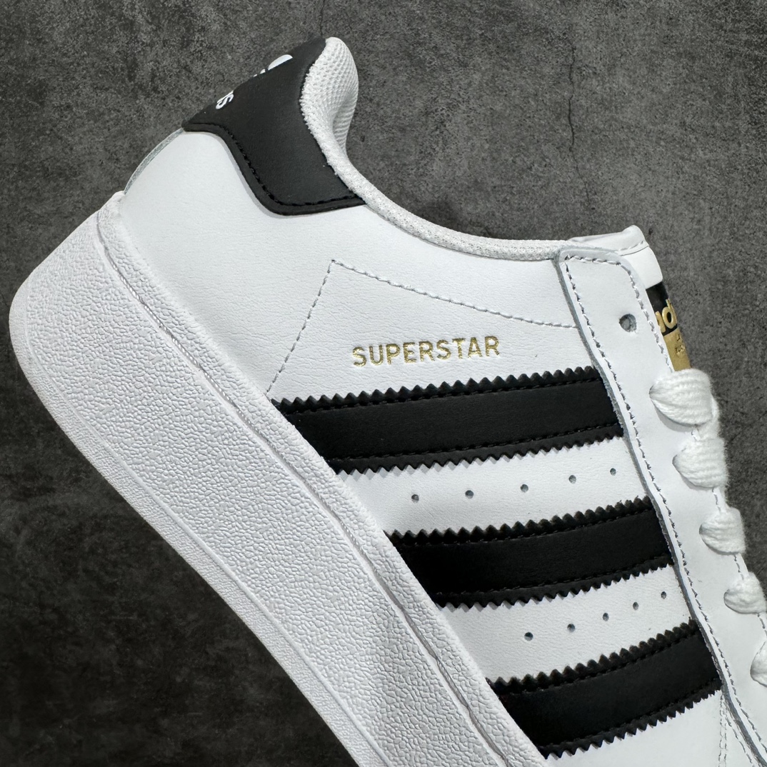 180 【纯原版】Adidas Originals Superstar XLG 贝壳头系列低帮厚底松糕经典百搭休闲运动板鞋 IE6808