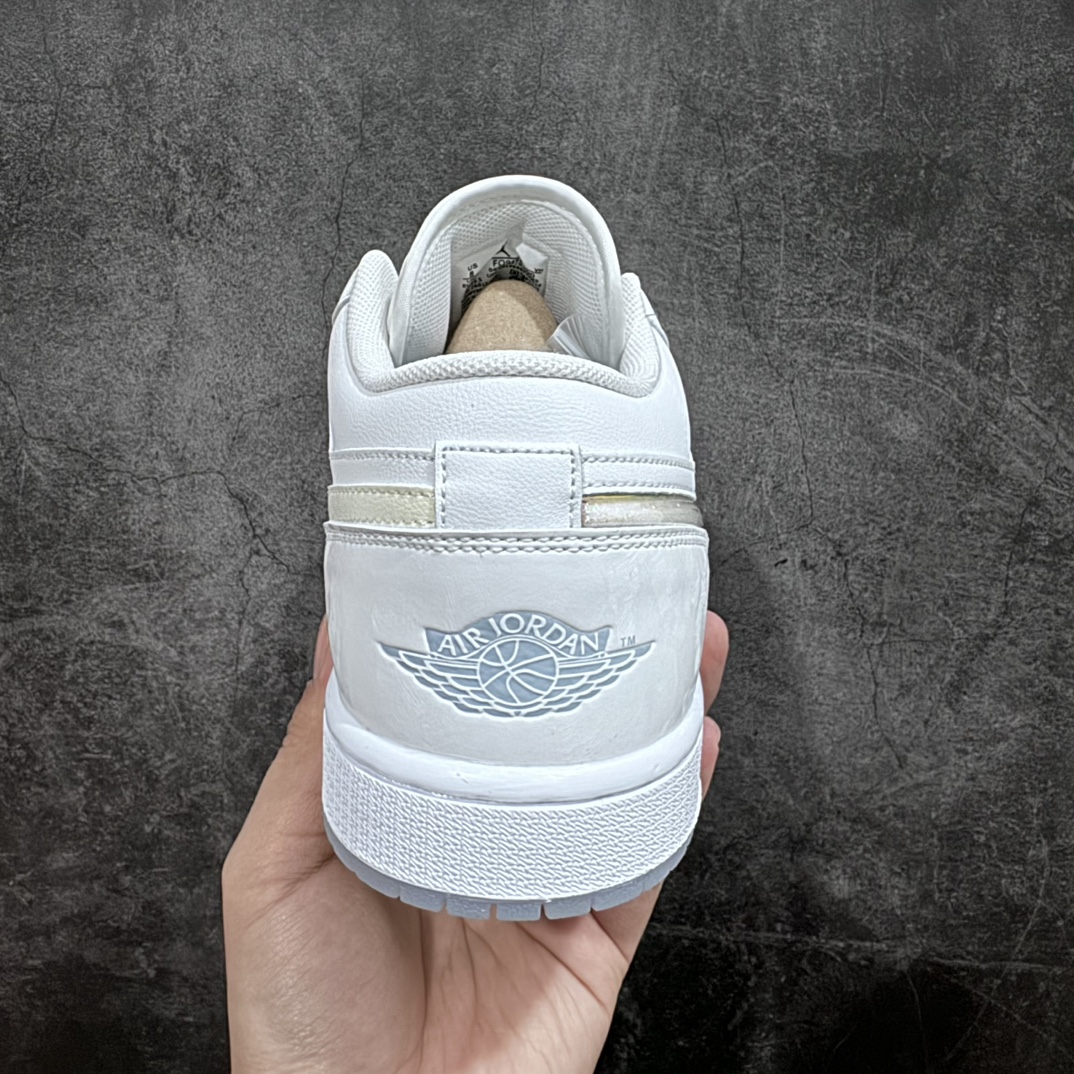 200 【K版】Air Jordan AJ1 Low 低帮 冰雪白流沙钩 FQ9112-100