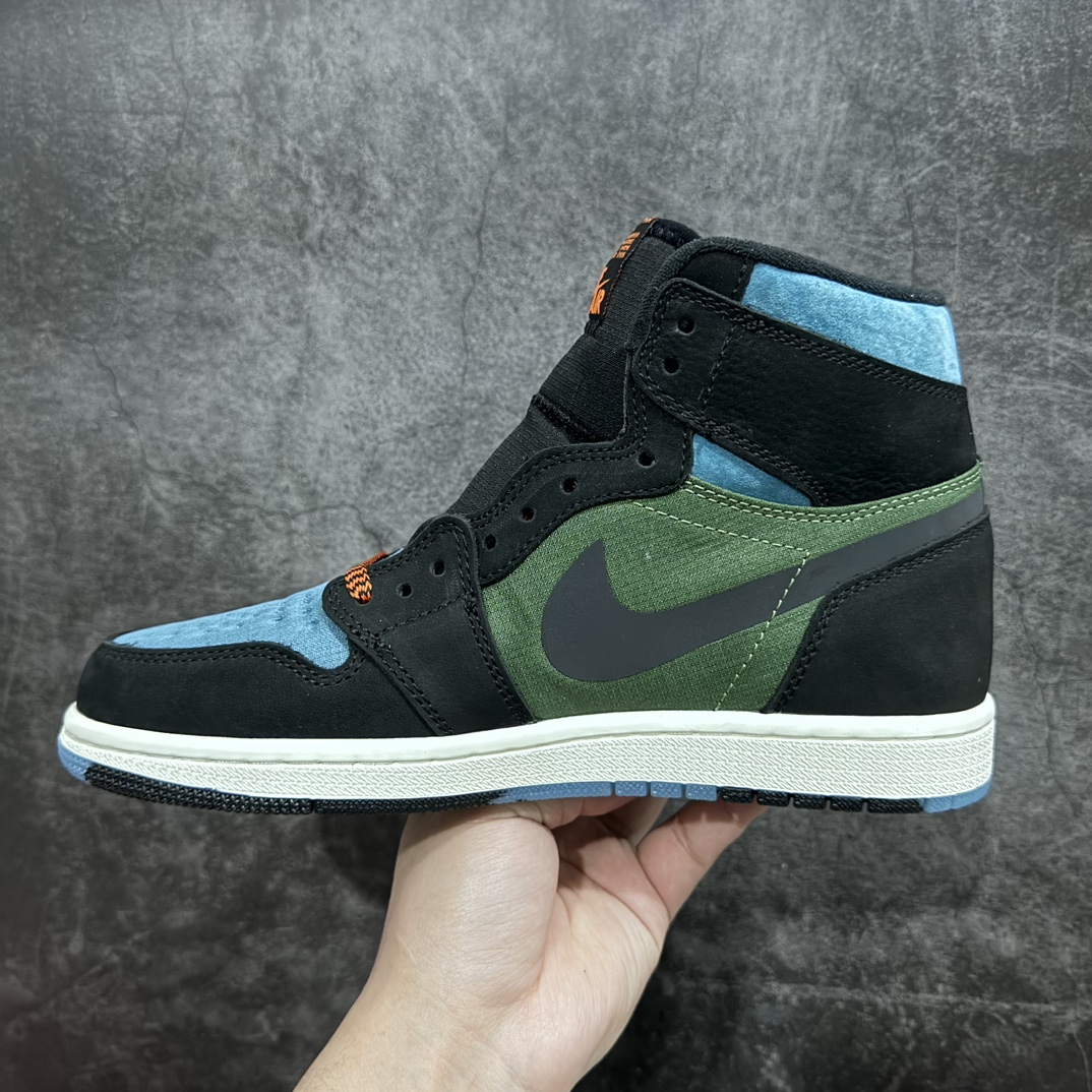 【纯原x版】Air Jordan 1 High Element”Gore-Tex Sky J Purple”AJ1代经典篮球鞋“黑绿防水”DB2889-003