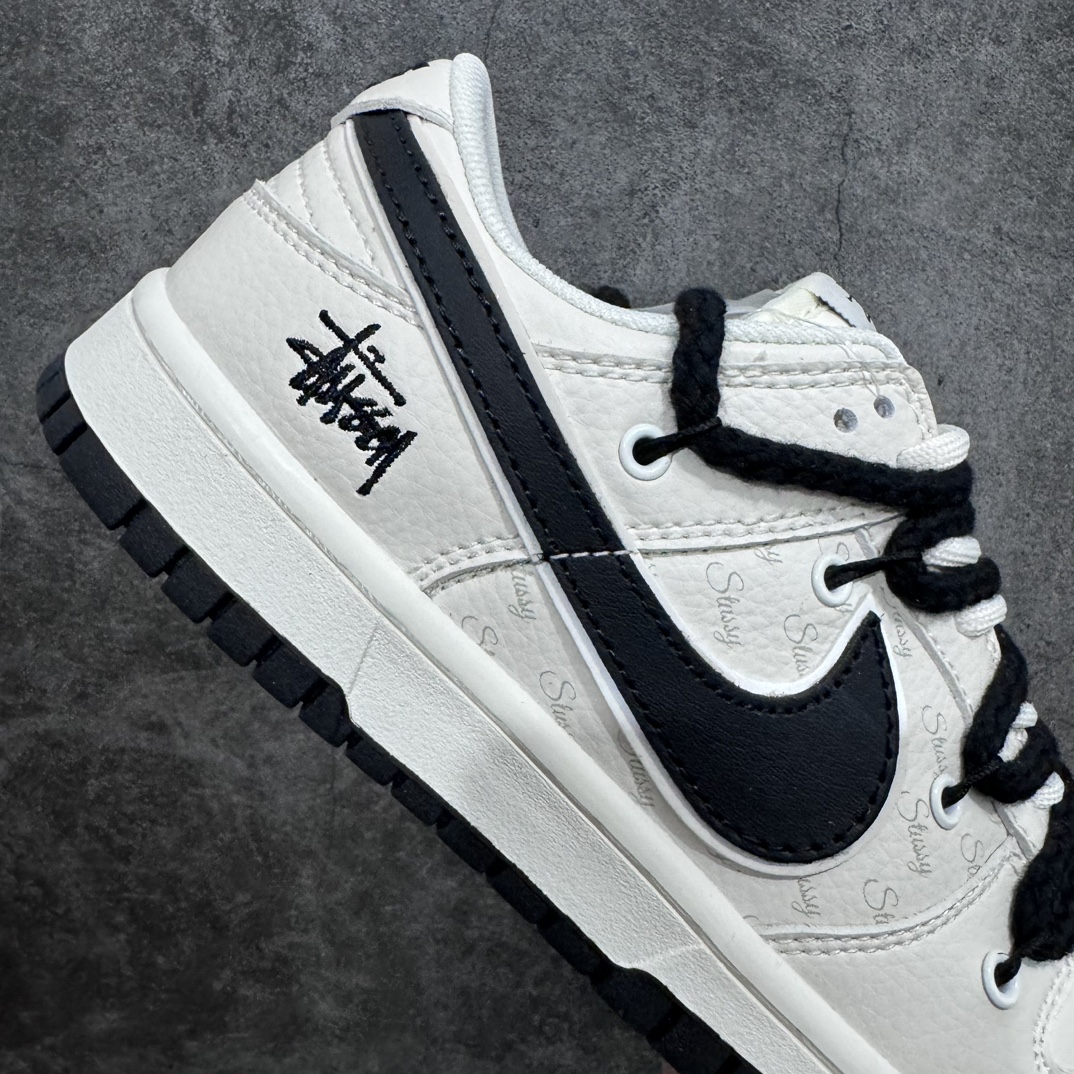 图片[7]-【定制版】Nike SB Dunk Low x Stussy 斯图西印花绑带 FC1688-139nn纯原大厂出品 极力推荐n原装头层材料 独家版型蒸餾加工帶來的是更好的视觉和脚感体验大厂纯原品质出货 清洁度 电绣工艺 皮料切割干净无任何毛边 细节完美   尺码：36-45（半）-莆田鞋批发中心