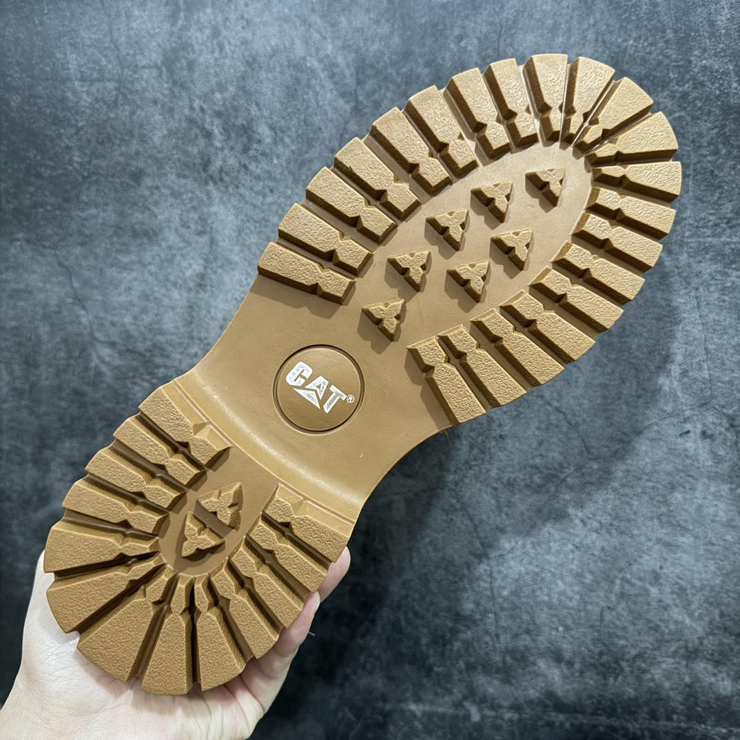 图片[9]-【广东纯原版本】CAT卡特 户外中帮休闲鞋系列 广东大厂品质 全新工艺升级 侧拉链 大底到五金都是代工厂原材料制作 同原版固特异永不开胶工艺 好货不杀猪 首单质量严格把控 全网独家首发 全鞋真牛皮材料 品质毋庸置疑 全套官网统一包装 今年冬季防寒户外专用 日常随意搭配 货号： P725658Y 尺码： 39 40 41 42 43 44（ 皮鞋码）-选品中心