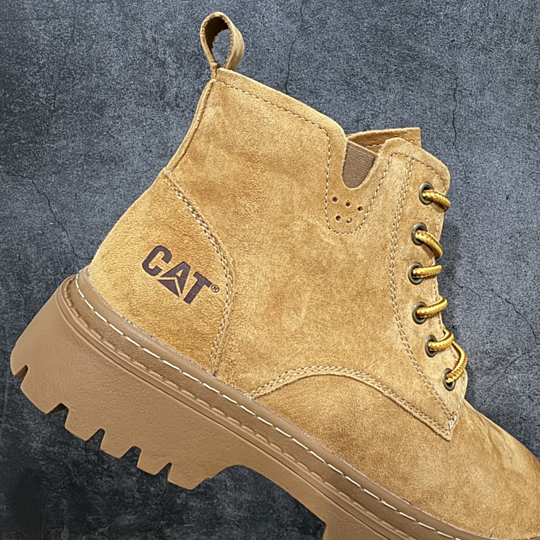 图片[7]-【广东纯原版本】CAT卡特 户外中帮休闲鞋系列 广东大厂品质 全新工艺升级 侧拉链 大底到五金都是代工厂原材料制作 同原版固特异永不开胶工艺 好货不杀猪 首单质量严格把控 全网独家首发 全鞋真牛皮材料 品质毋庸置疑 全套官网统一包装 今年冬季防寒户外专用 日常随意搭配 货号： P725658Y 尺码： 39 40 41 42 43 44（ 皮鞋码）-选品中心