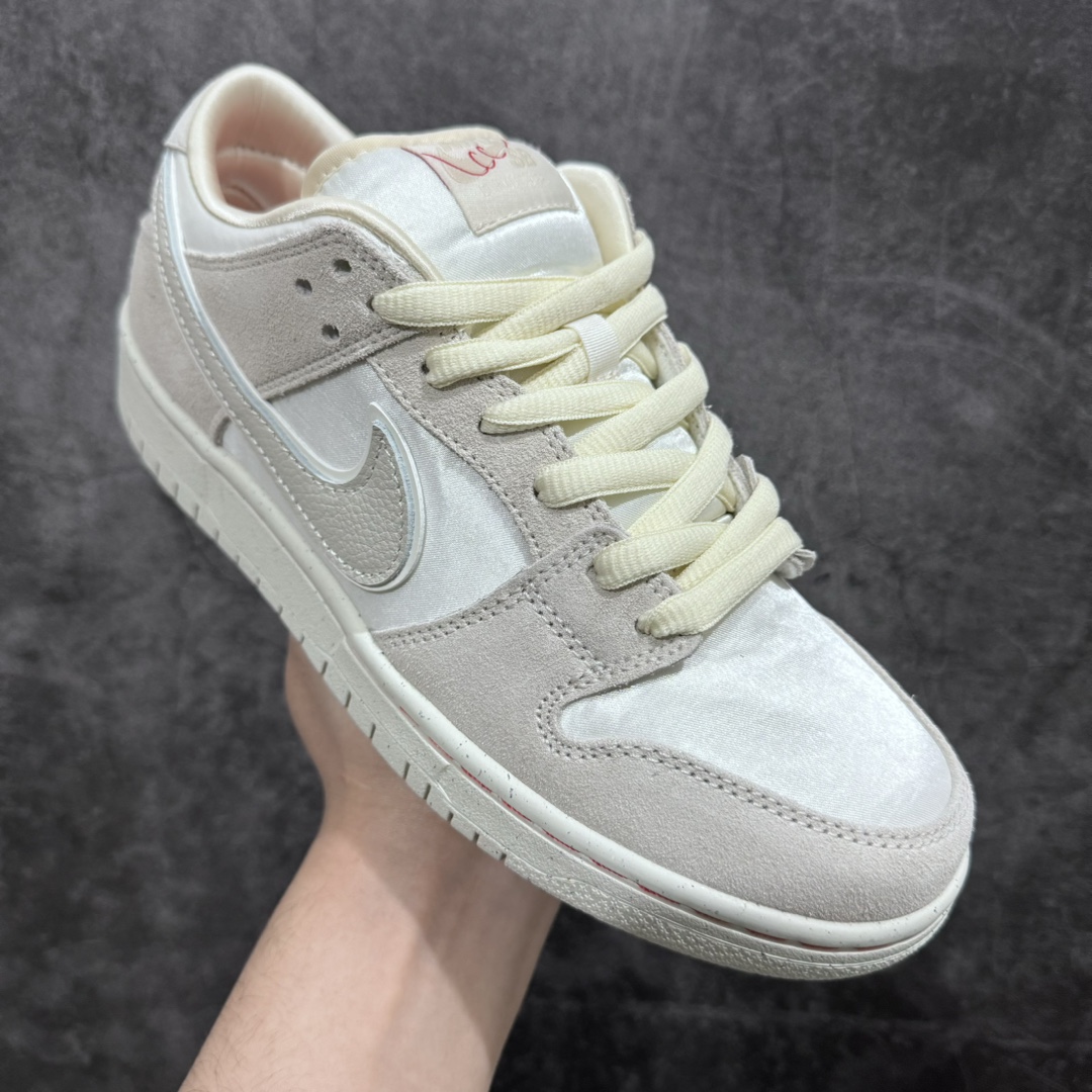 280 【纯原GT版本】NK SB Dunk Low “City of Love”情人节 米白丝绸 FZ5654-100