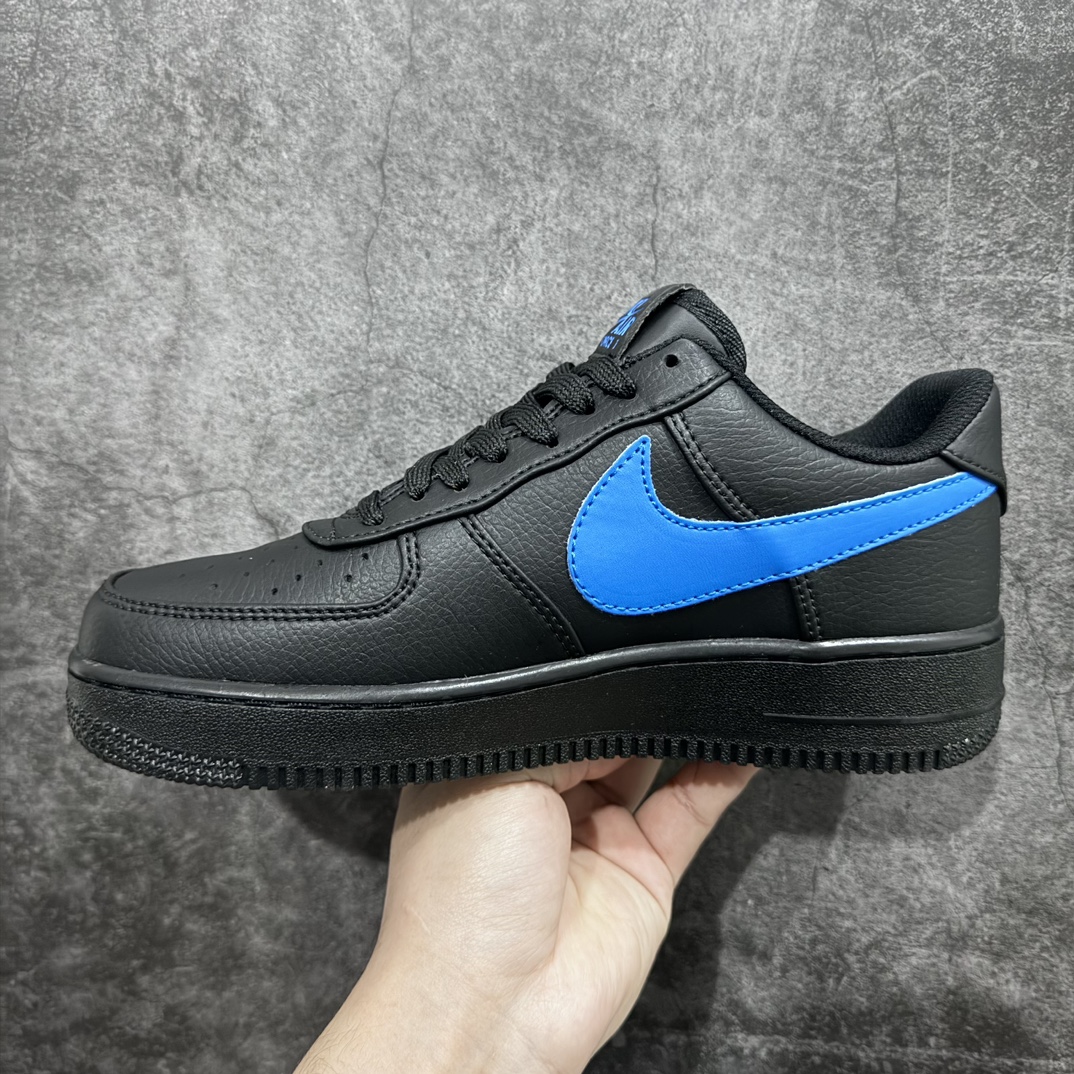 240 Nk Air Force 1'07 Low 黑蓝大勾 空军一号低帮休闲板鞋 CI9553-021