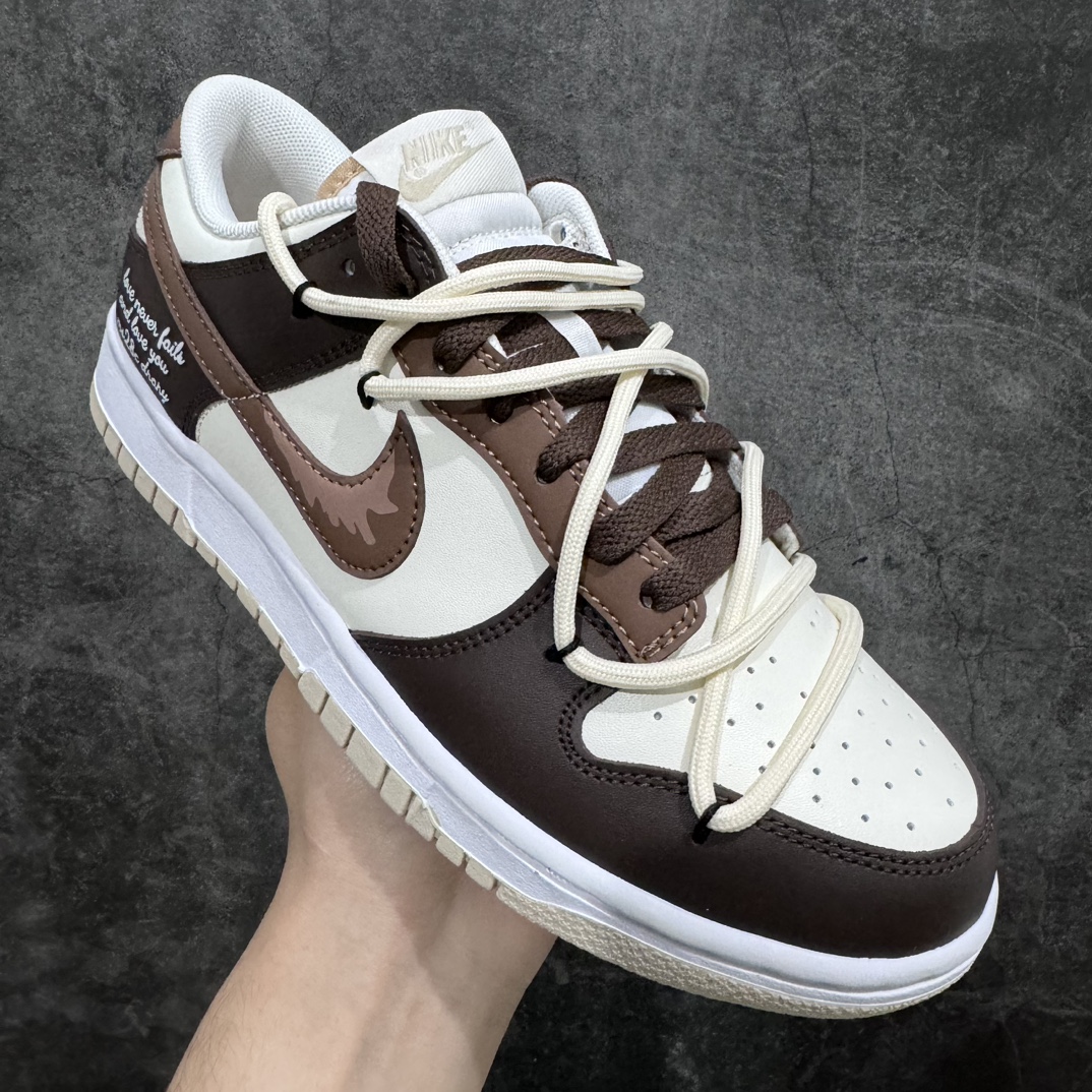 220 【CS版】Dunk Low 定制绑带 摩卡 米棕色 SB绑带低帮休闲板鞋 DV0831-003