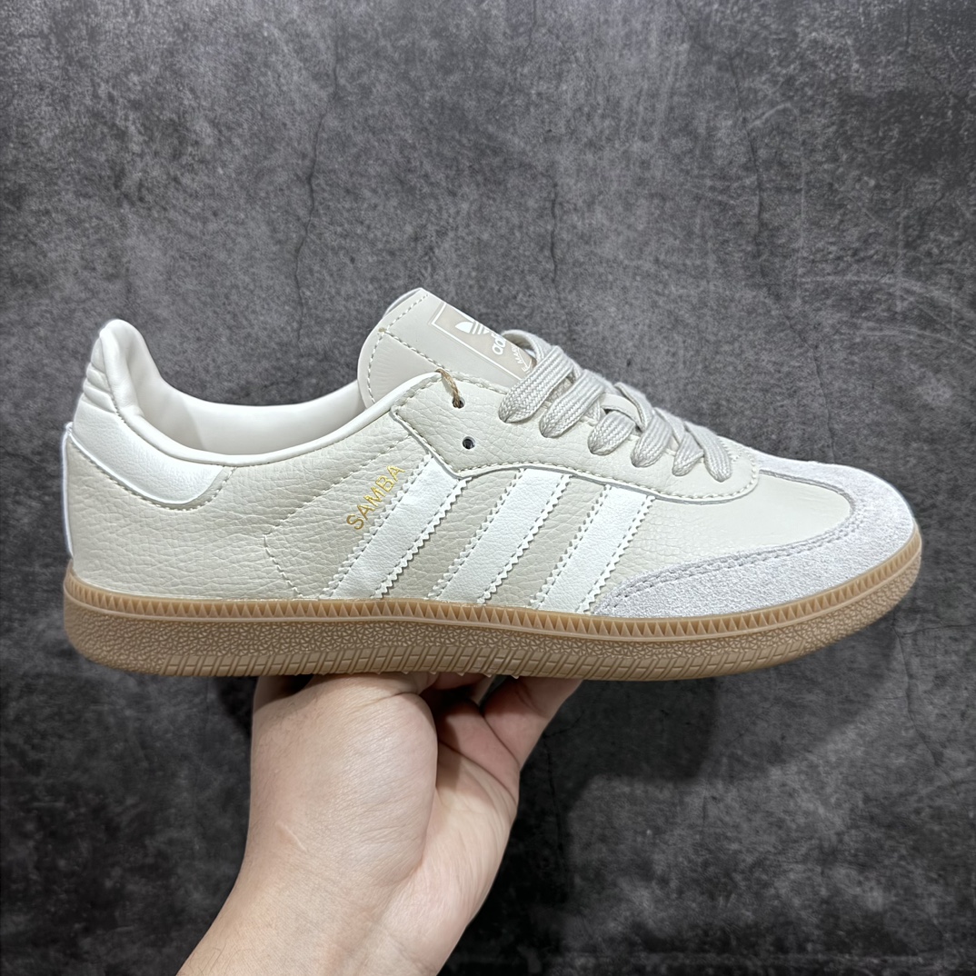 【纯原版】阿迪达斯Adidas Originals Samba Vegan OG桑巴舞系列绅士德训足球风百搭低帮休闲运动板鞋 货号:IE7013 尺码:36 36⅔ 37⅓ 38 38⅔ 39⅓ 40 40⅔ 41⅓ 42 42⅔ 43⅓ 44 45-莆田鞋批发中心