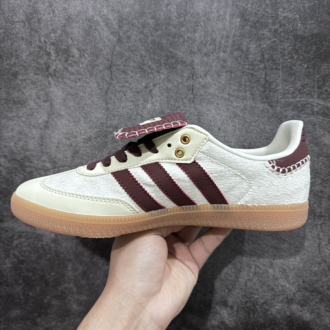 200 【R版】adidas originals Samba OG x WALES BONNER 长舌白棕 IE0586