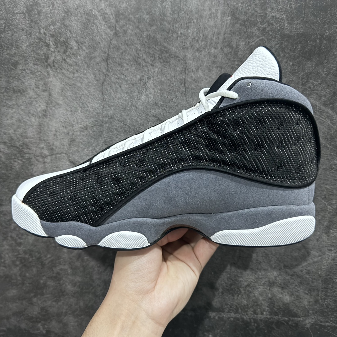 图片[2]-【TK至尊版】Air Jordan AJ13白黑火石 黑白灰 熊猫DJ5982-060n全新订单 高端零售外贸混卖专供品质国内专业外贸AJ大厂出品原厂楦头纸板 原厂皮料打造 3D变色原厂猫眼 真碳板 内置前后双气垫 尺码：40 40.5 41 42 42.5 43 44 44.5 45 46 47.5-莆田鞋批发中心