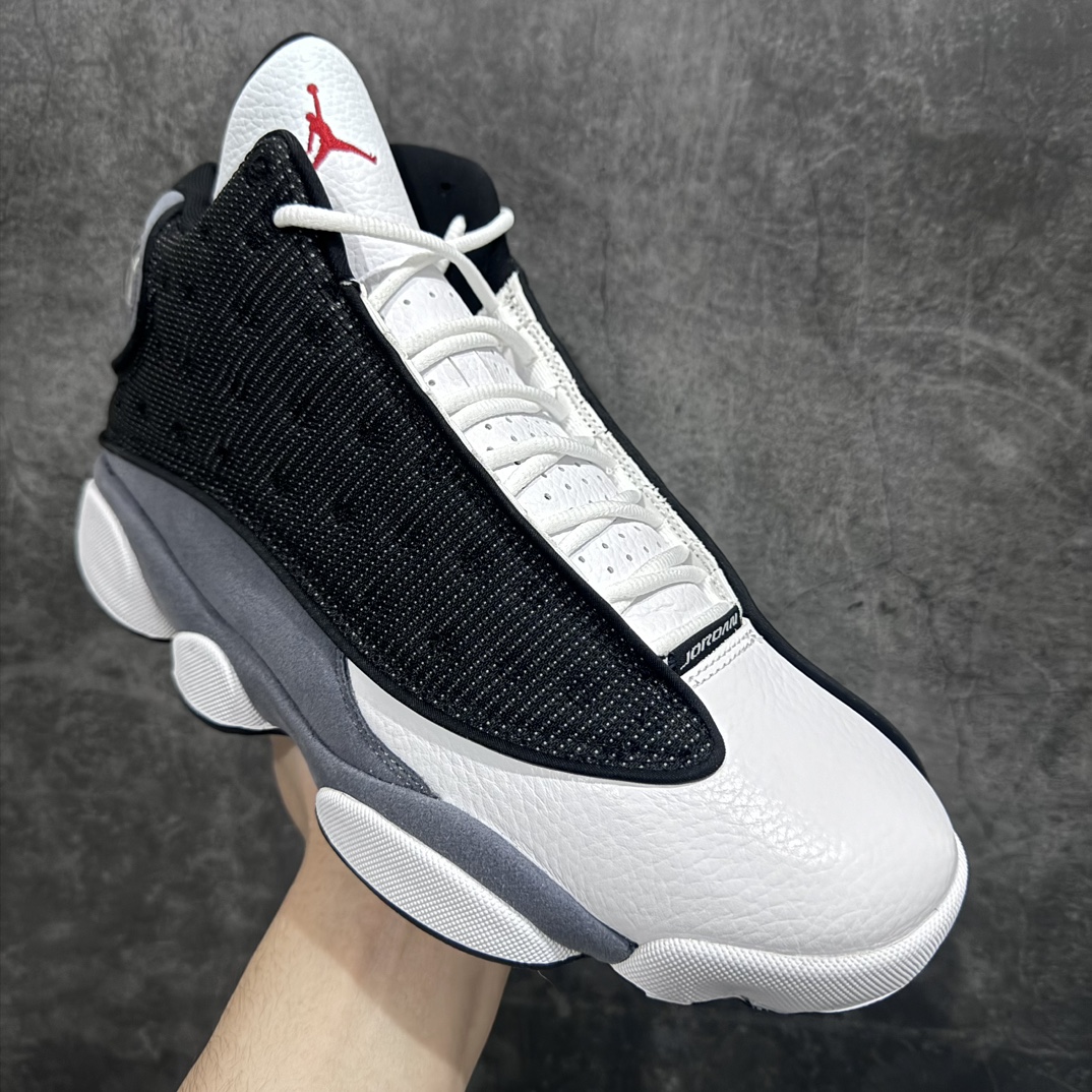 图片[3]-【TK至尊版】Air Jordan AJ13白黑火石 黑白灰 熊猫DJ5982-060n全新订单 高端零售外贸混卖专供品质国内专业外贸AJ大厂出品原厂楦头纸板 原厂皮料打造 3D变色原厂猫眼 真碳板 内置前后双气垫 尺码：40 40.5 41 42 42.5 43 44 44.5 45 46 47.5-莆田鞋批发中心