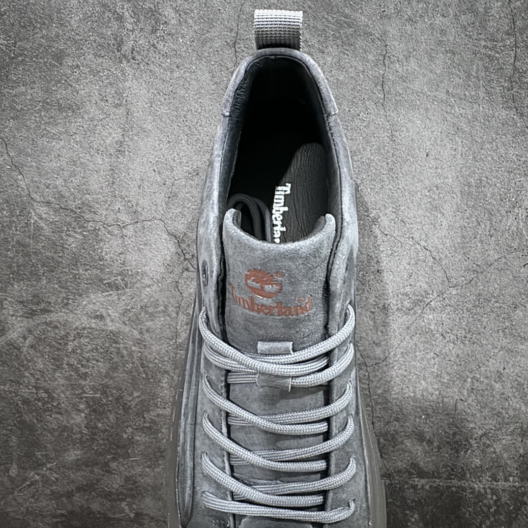 图片[8]-【广东纯原版本】天伯伦 中帮 灰色 新货 Timberland添柏岚/天伯伦户外中帮休闲鞋系列 广东大厂品质 原盒原包装 23ss新款包头鞋底款式设计 时尚潮流搭配 面料采用意大利 顶级磨砂细纹牛皮 搭配防臭防腐真皮乳胶鞋垫 给您完美的穿着体验 质量考究耐穿 型男必备 专治不帅 高品质脚感一流 货号：TB10055 尺码：39 40 41 42 43 44 皮鞋码-选品中心