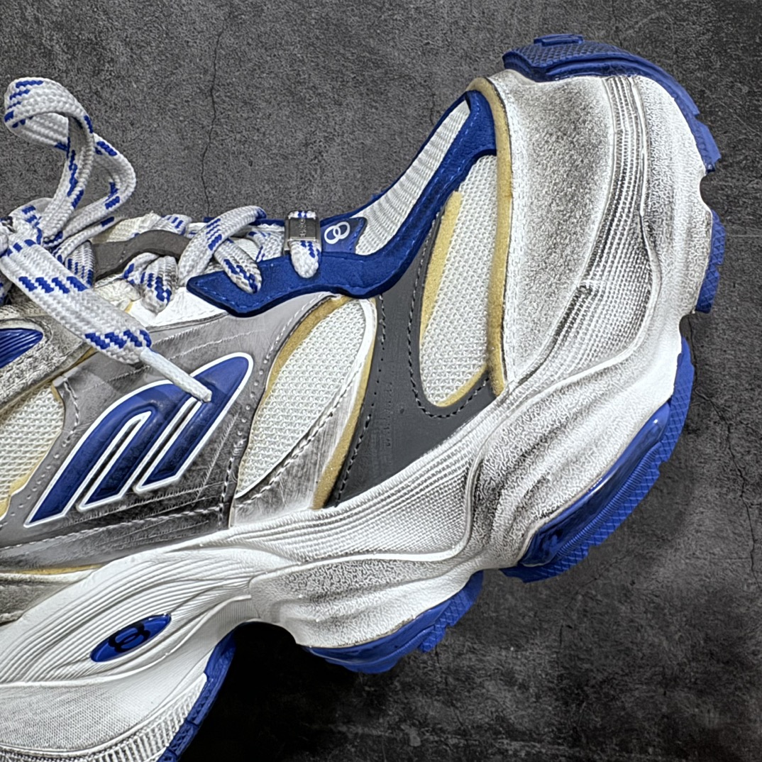 图片[6]-【XA版本】Balenciaga巴黎世家11代 Cargo圆头系带舒适百搭休闲老爹鞋 白蓝色 全网独家首批出货 配件齐全 终端优势供货 官方主推款 必火款的 湖南兴昂原厂渠道 原厂组合大底 原厂鞋面 正确做旧 细节见高清实拍 尺码：35 36 37 38 39 40 41 42 43 44 45 46-选品中心