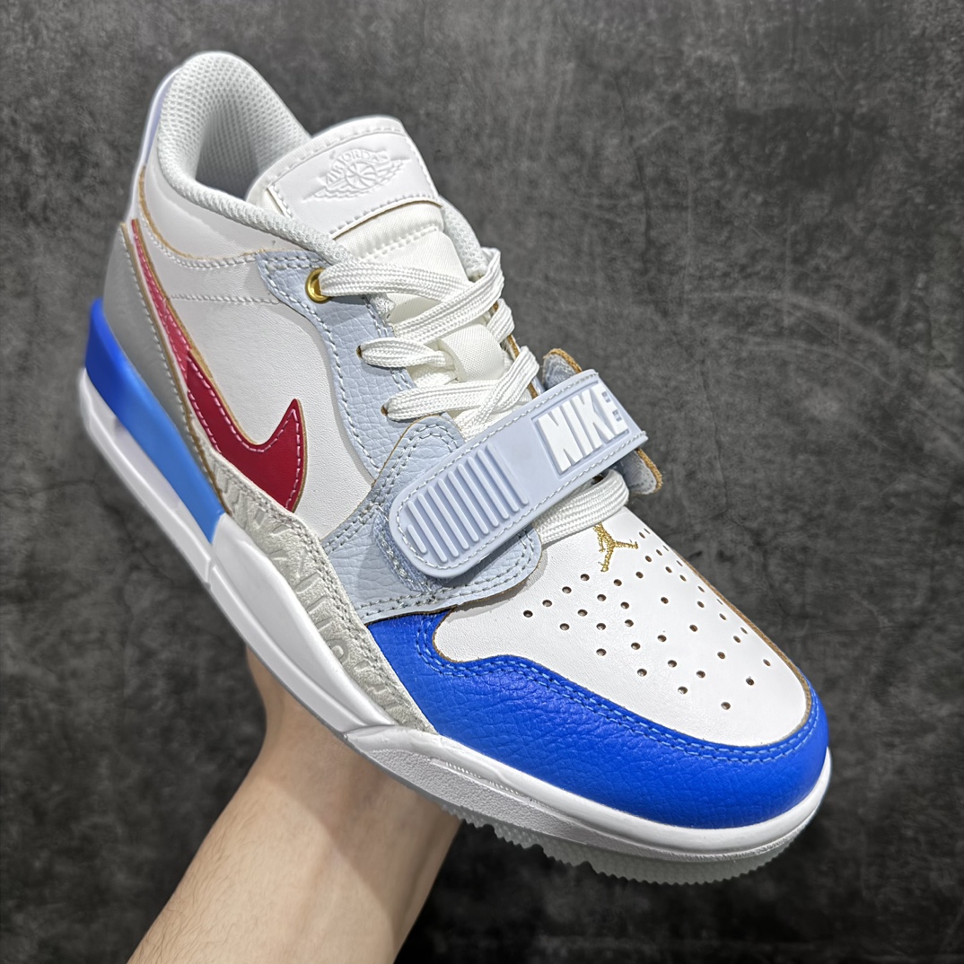 Air Jordan Legacy AJ312 Low-top White, Blue and Red FN8902-161