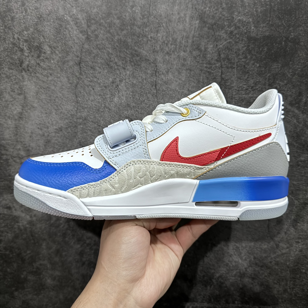 Air Jordan Legacy AJ312 Low-top White, Blue and Red FN8902-161