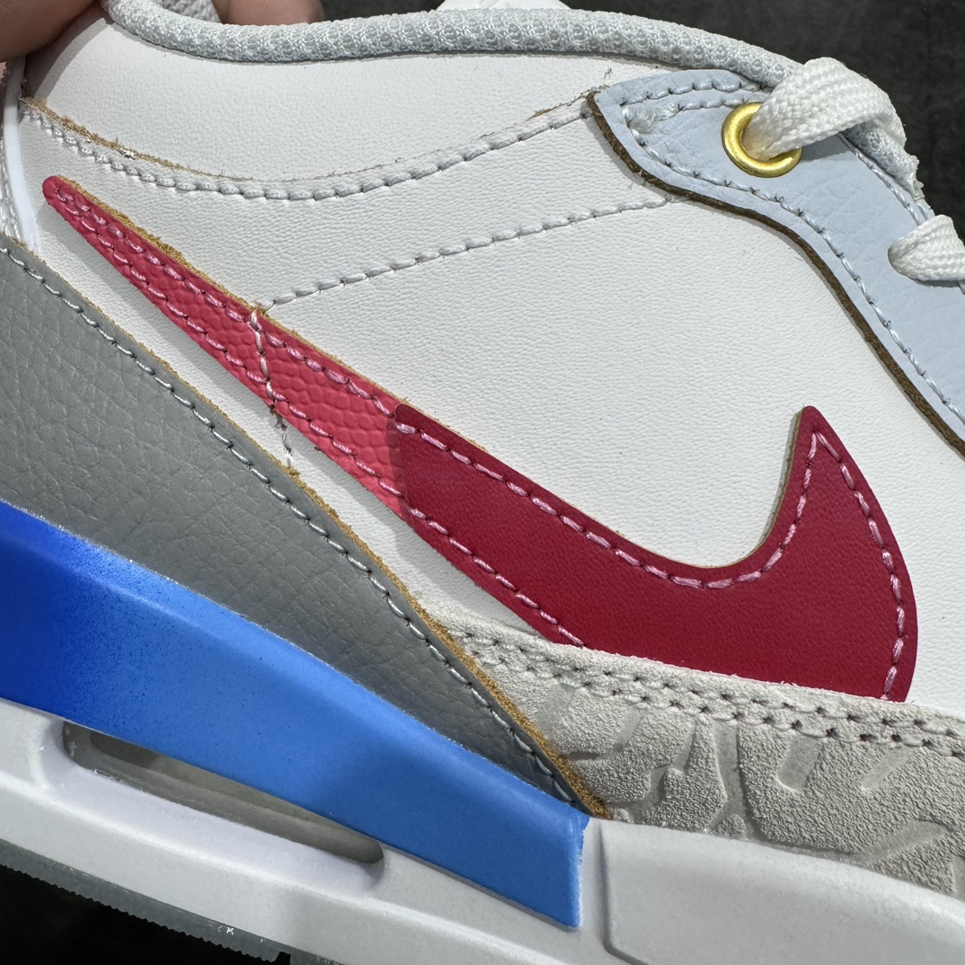 图片[2]-【纯原DT版】全新批次改进版 市场最强纯原版 Air Jordan Legacy AJ312 低帮白蓝红 货号：FN8902-161 尺码：36-47.5 原楦原档案数据开模打造 独家大底磨具 最大开发至47.5 目前市场最强版本 正确官方原盒原配 整洁度一流 鞋身采用了皮革材质打造-选品中心