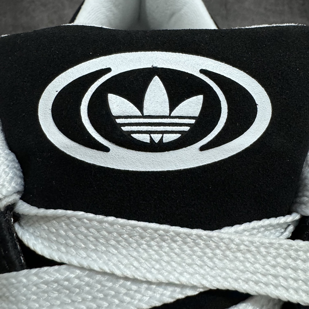 图片[4]-【纯原版】纯原版终于出货💪🏻 AD Campus 00s校园板鞋系列 正确头层猪八皮 正确完美版型，非市面超纤皮面 质感很强大 各位放心使用！绝对比市场任何版本都强💪🏻 黑白生胶首个出货 货号：HQ8708 尺码：35.5-46 半码-选品中心