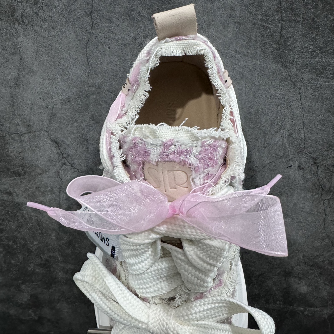 图片[8]-【纯原版本】SMILEREPUBLIC 檀健次主理品牌 最高版本 纯原一致 细节 品质 欢迎对比 众多明星上脚同款厚底开口笑帆布鞋 市售最高品质 市售唯一原厂渠道材料打造 正确布标飞机票 内里皮料带钢印 正确白色大底 区别市场米白色 区别市场各类版本 随意对比PK细节 尺码：35-40-选品中心