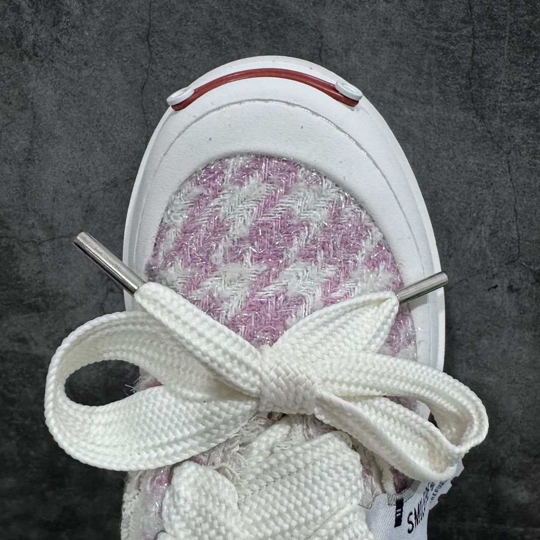 图片[5]-【纯原版本】SMILEREPUBLIC 檀健次主理品牌 最高版本 纯原一致 细节 品质 欢迎对比 众多明星上脚同款厚底开口笑帆布鞋 市售最高品质 市售唯一原厂渠道材料打造 正确布标飞机票 内里皮料带钢印 正确白色大底 区别市场米白色 区别市场各类版本 随意对比PK细节 尺码：35-40-选品中心