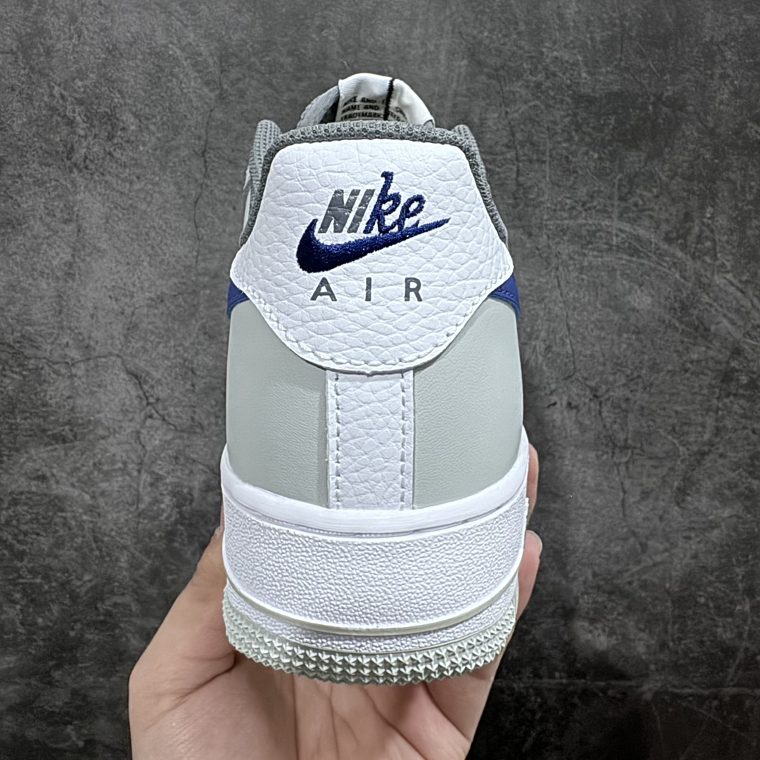 Nike Air Force 1 Low GS Remix ”Light Green” Air Force One classic low-top versatile casual sports shoes ”leather light gray gray green dark blue” FB9053-001